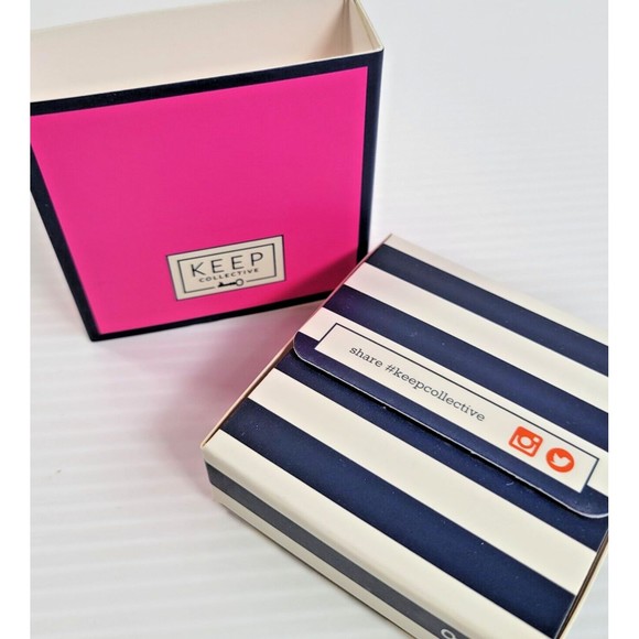 KEEP Collective Opal Stone Cross Charm Rose Gold Collectors Edition Stella & Dot - Picture 3 of 6